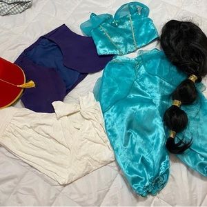 Aladdin and Jasmine costumes/accessories